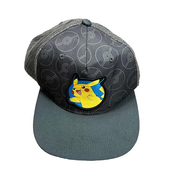 GENUINE Licensed Pokemon Pikachu Original Snapback Trucker Cap Bioworld - Picture 1 of 7